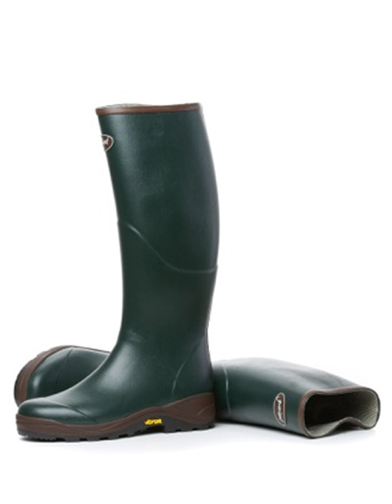 Light Upland Hunting Boots Cotton Lined in Forest Green